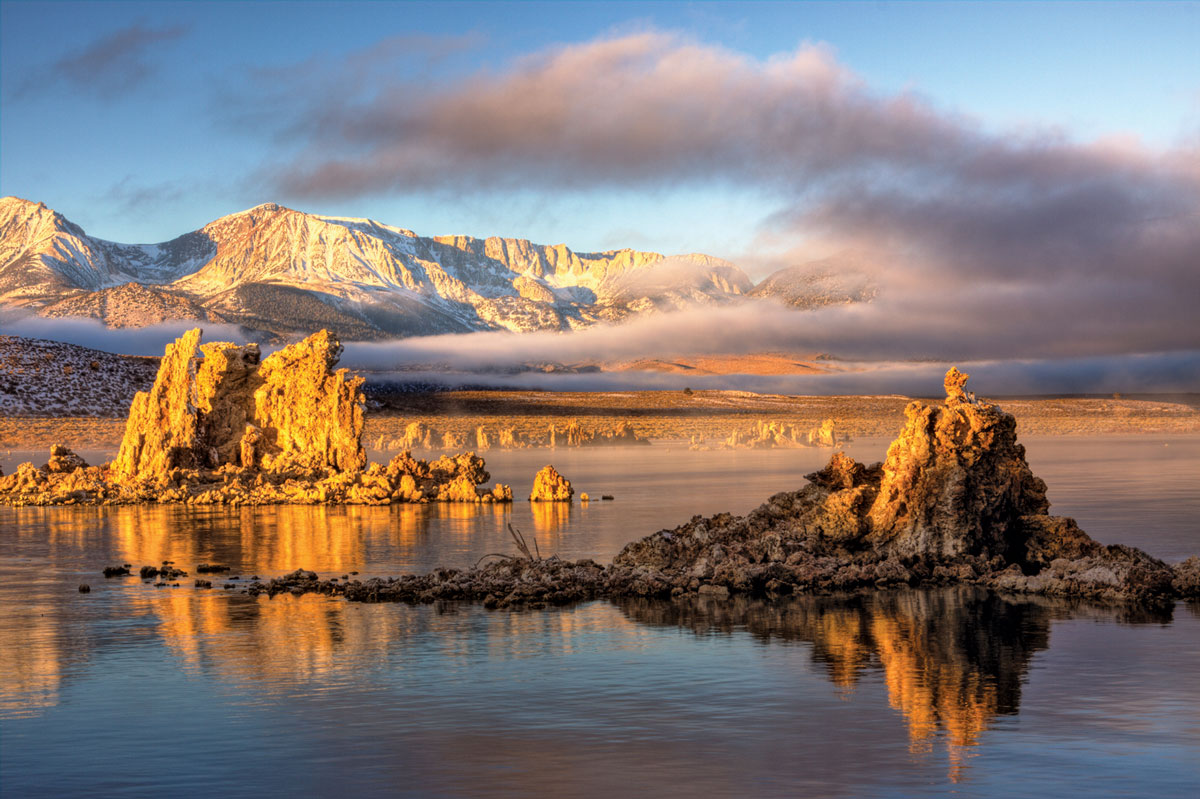 Sunset at Mono Lake in Mono County