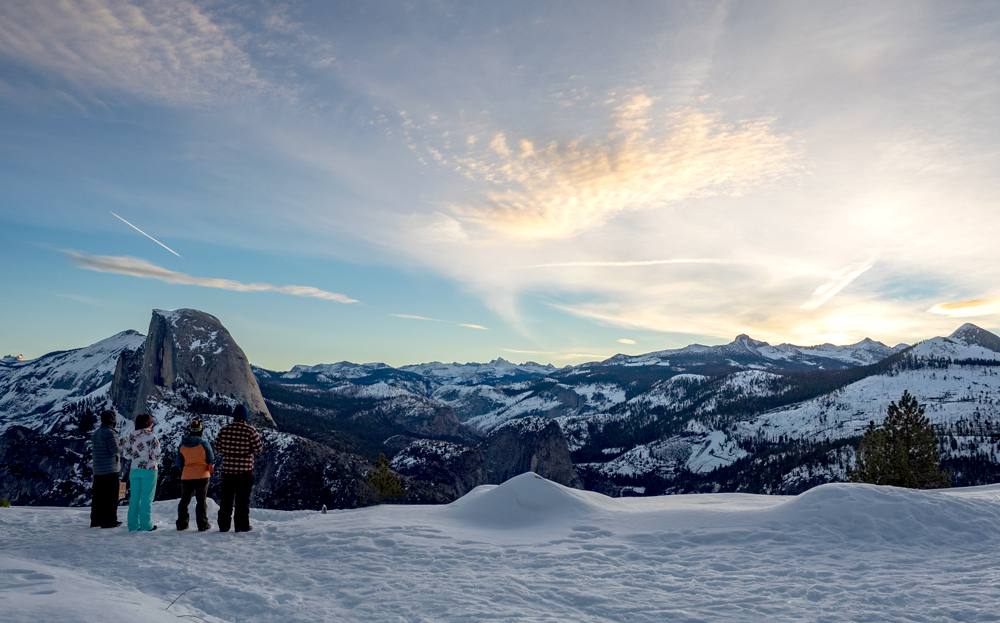 Glacier Point Ski Hut Yosemite National Park Winter